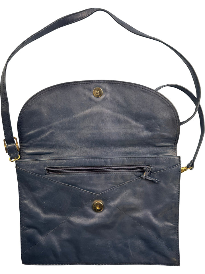 Leather Cross Body Bag - Think Vintage ltd