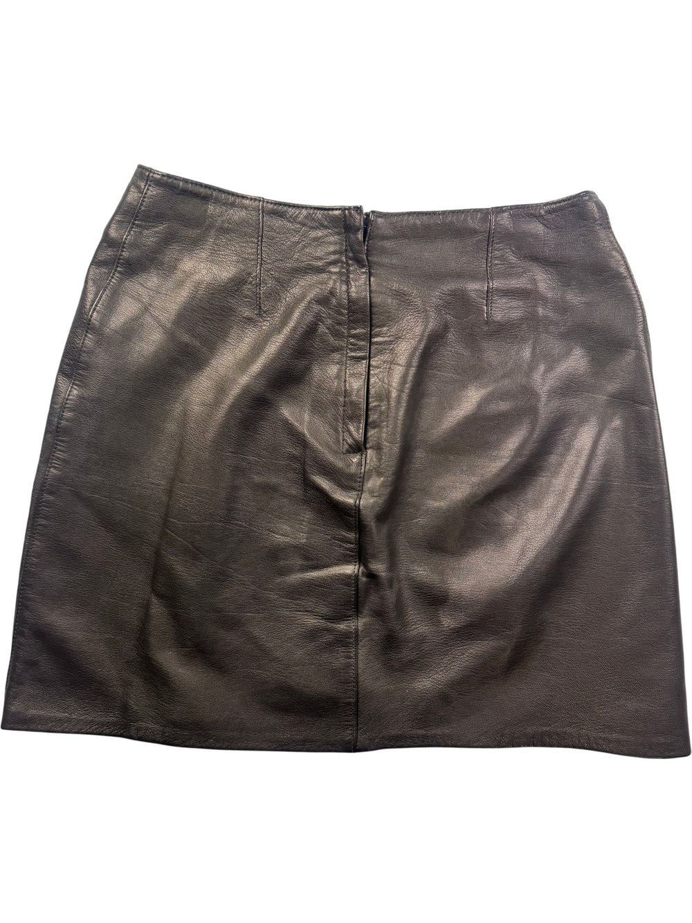 Leather Modern Classics Skirt - W30 - Think Vintage ltd