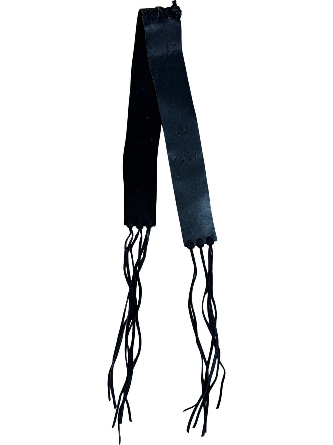 Leather Tassel Belt - One Size - Think Vintage ltd