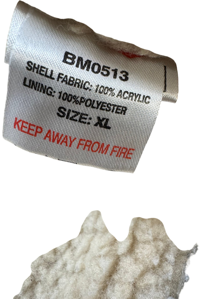 Lee Cooper Button-Up Wool Sweater - L - Think Vintage