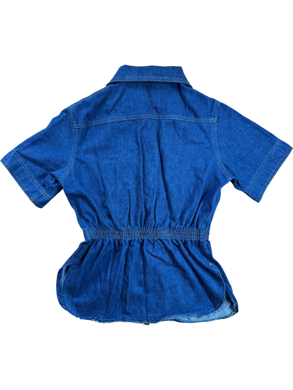 Lee Cooper Indigo Denim Shirt - S/M - Think Vintage ltd