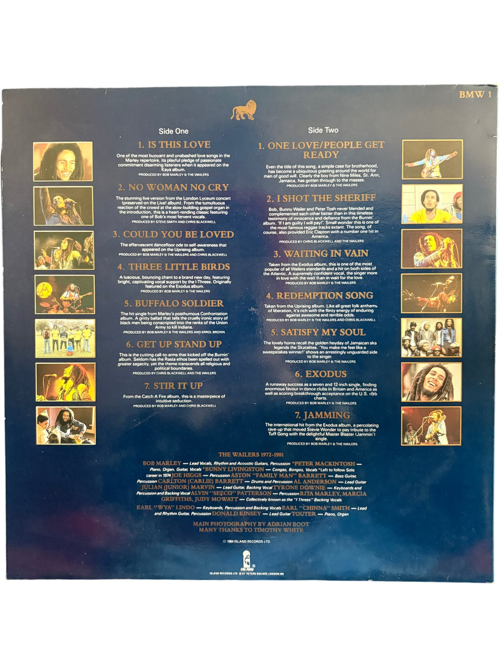 Legend Album Bob Marley And The Wailers - Good - Think Vintage ltd