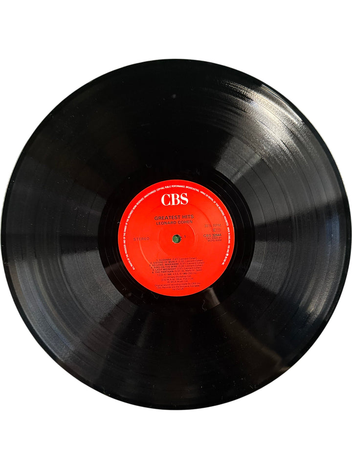 Leonard Cohen Greatest Hits Vinyl Record - Think Vintage