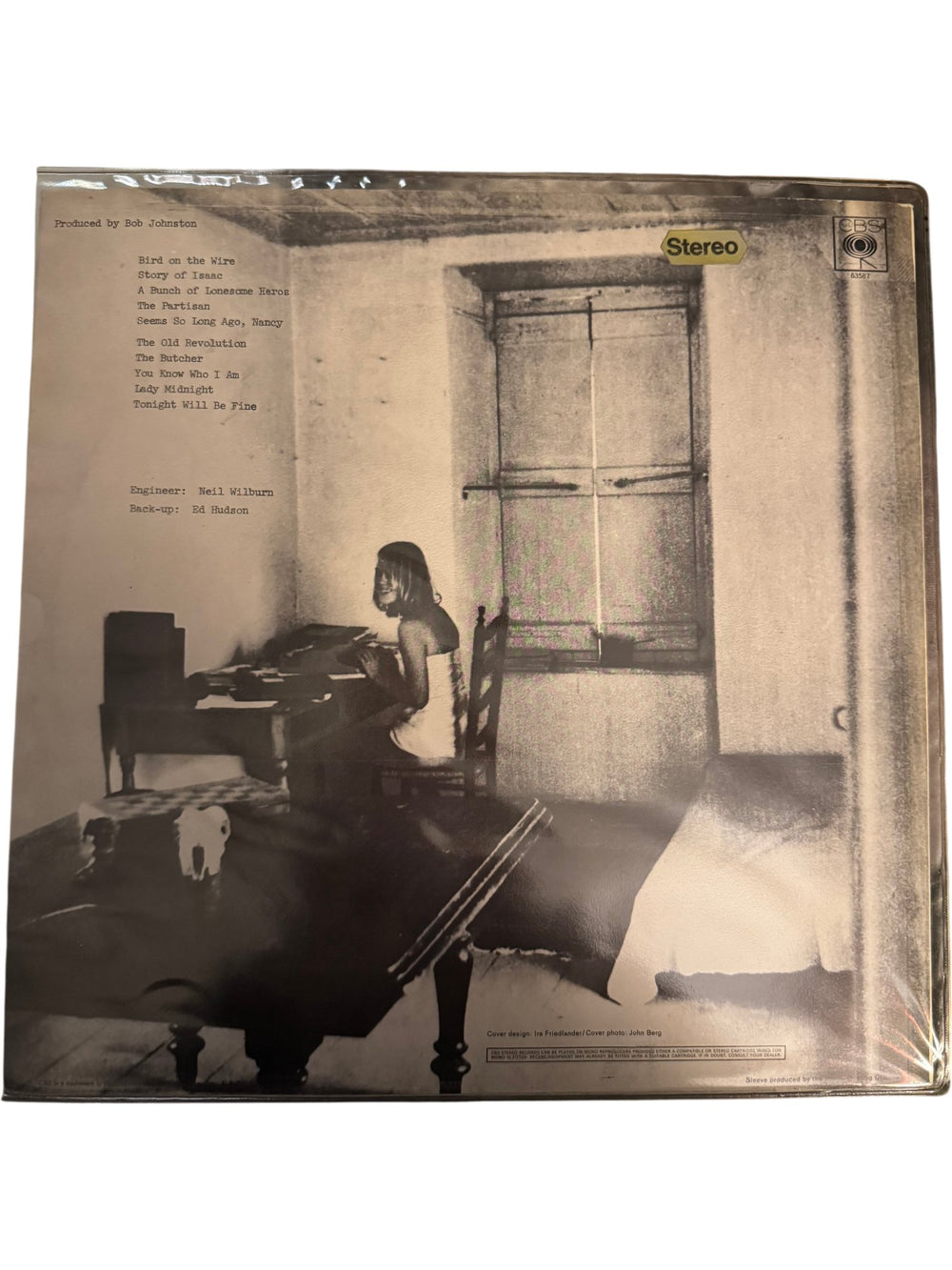 Leonard Cohen Songs From a Room Vinyl - Good - Think Vintage ltd