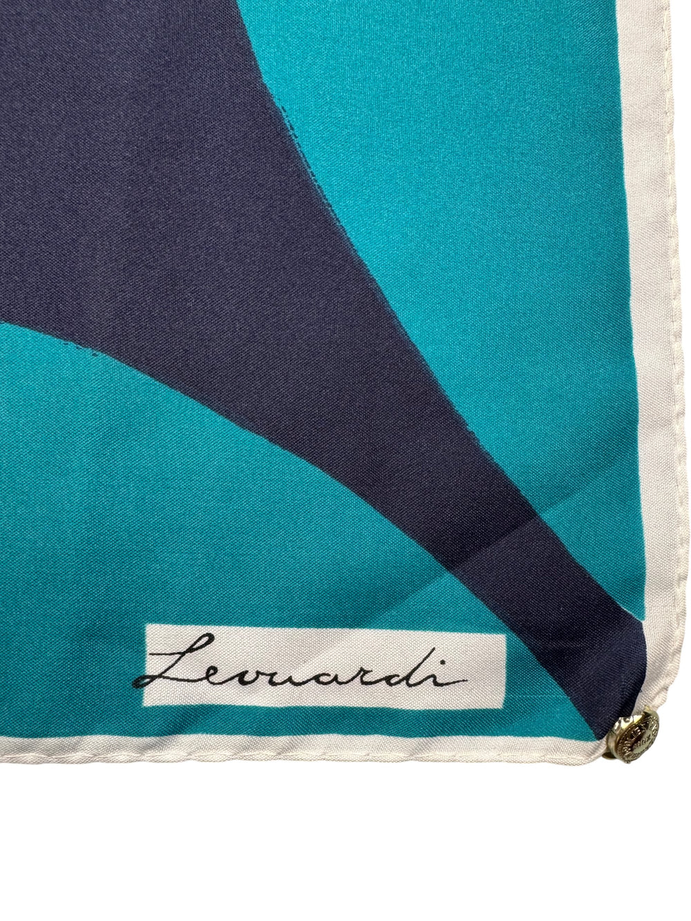 Leonardi Abstract Pattern Silk Scarf - Think Vintage Online Ltd