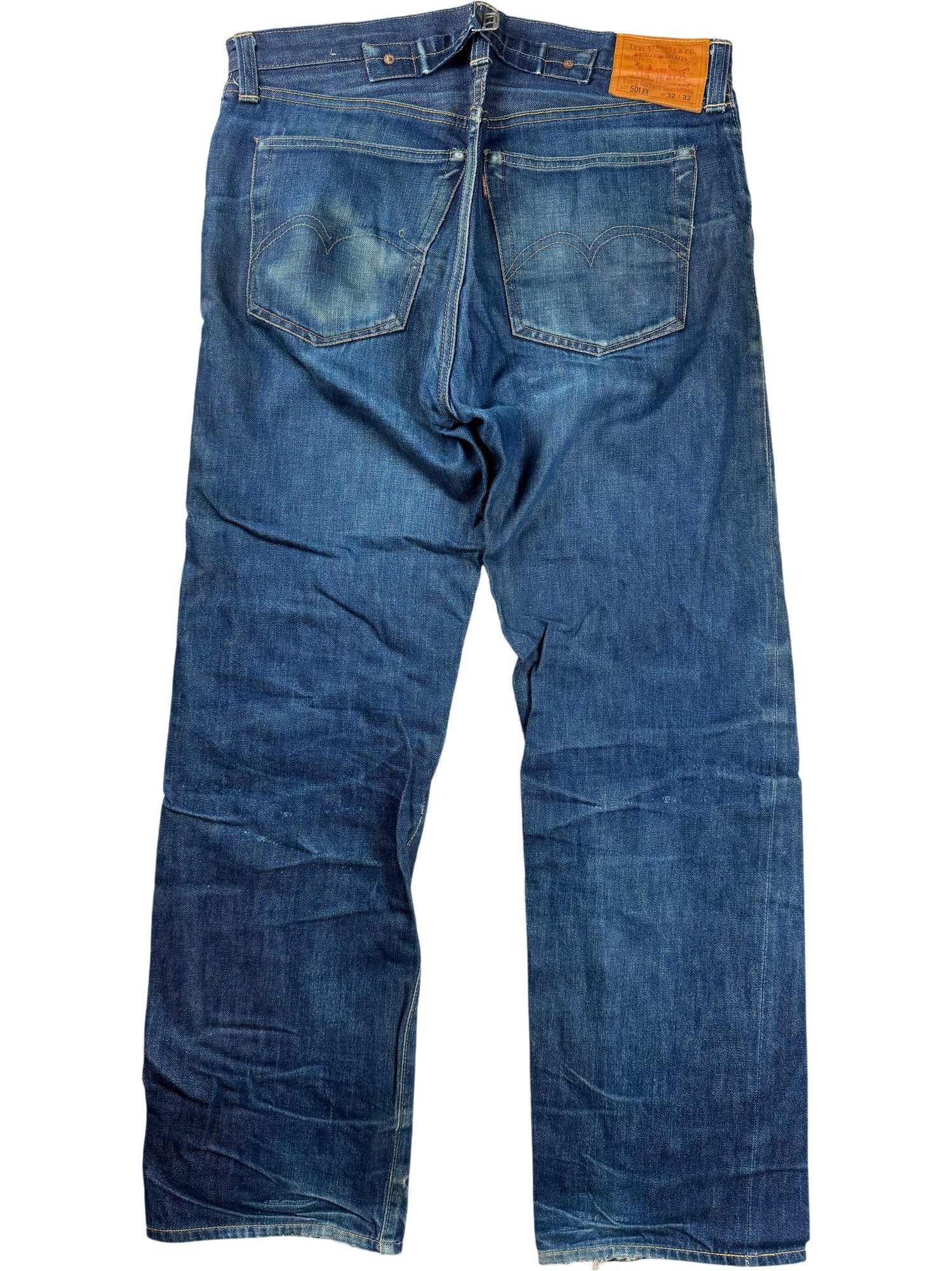 Levi 501XX Big E Selvedge Denim Jeans - W33
