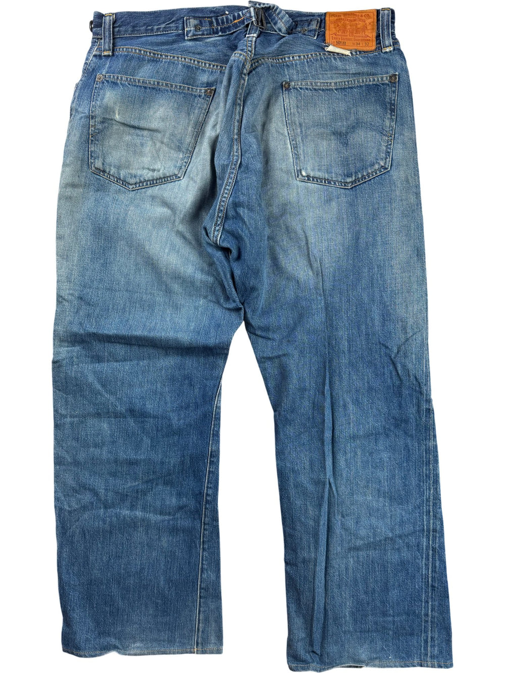 Levi 501XX Selvedge Limited Edition Denim Jeans - W34 - Think Vintage ltd
