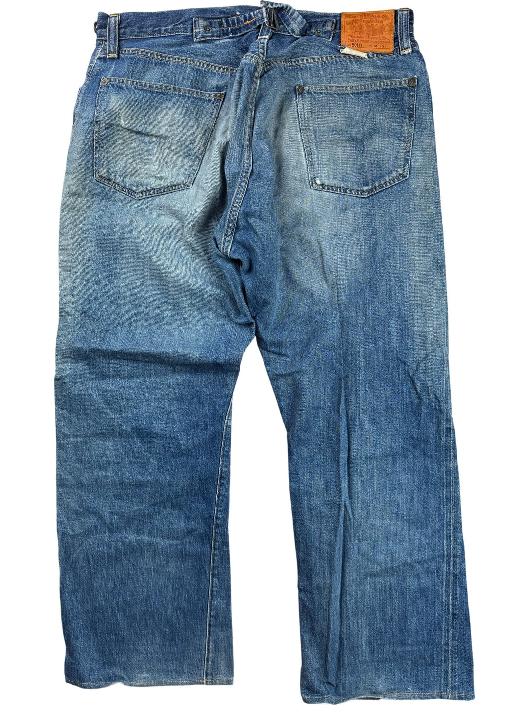 Levi 501XX Selvedge Limited Edition Denim Jeans - W34 - Think Vintage ltd