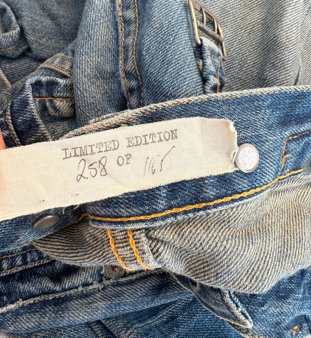 Levi 501XX Selvedge Limited Edition Denim Jeans - W34 - Think Vintage ltd