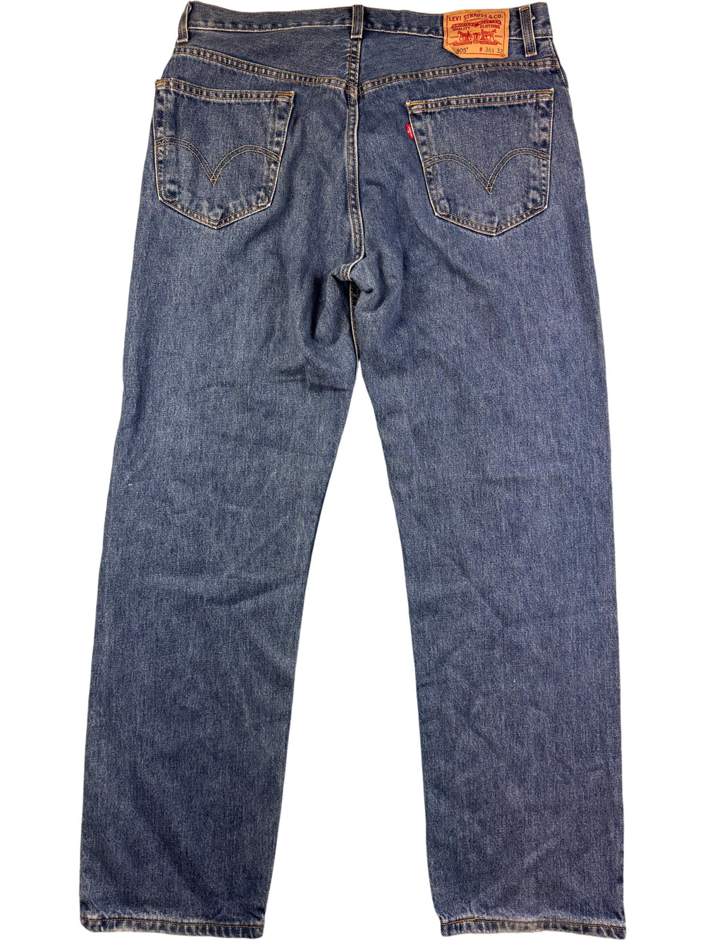 Levi 505 Regular Fit Denim Jeans - W35 L31 - Think Vintage Online Ltd