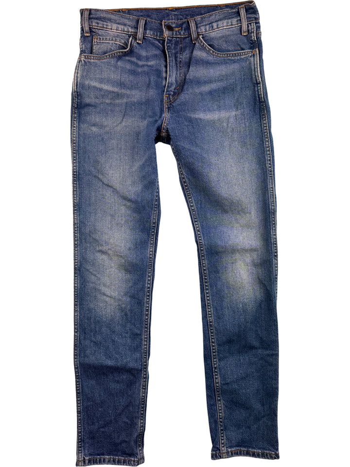 Levi 510 Slim Fit Blue Denim Jeans - W30 - Think Vintage ltd