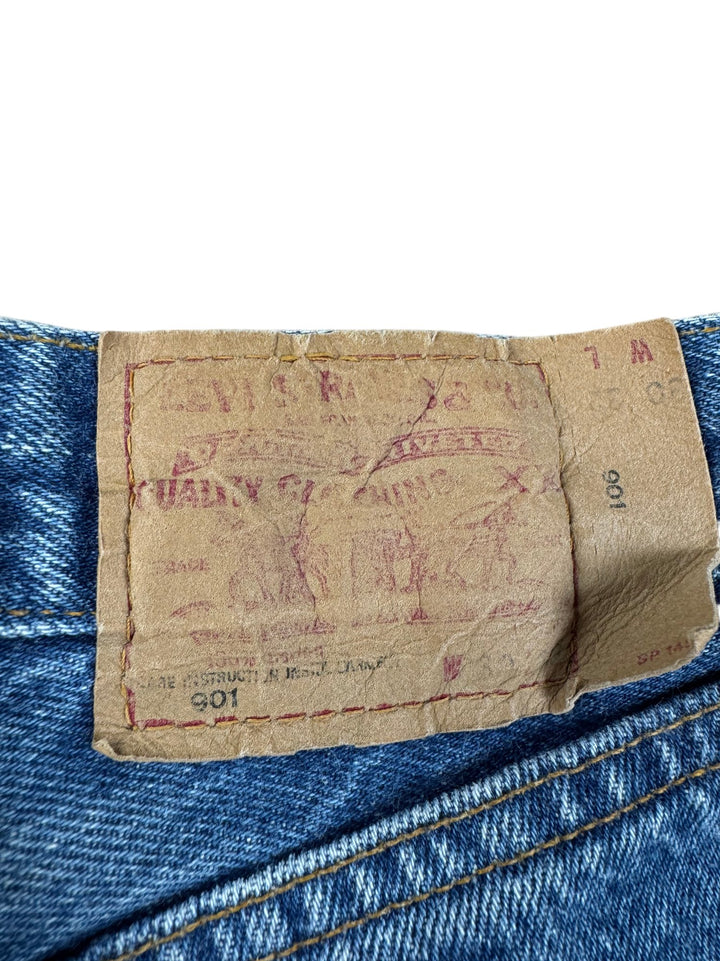 Levi 901 Blue Denim Jeans - W29 - Think Vintage ltd