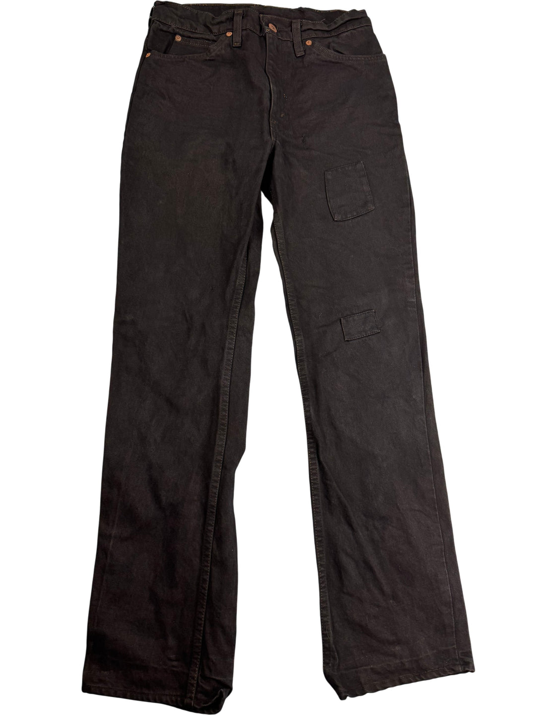 Levi Black Denim Jeans - W28 L30 - Think Vintage ltd
