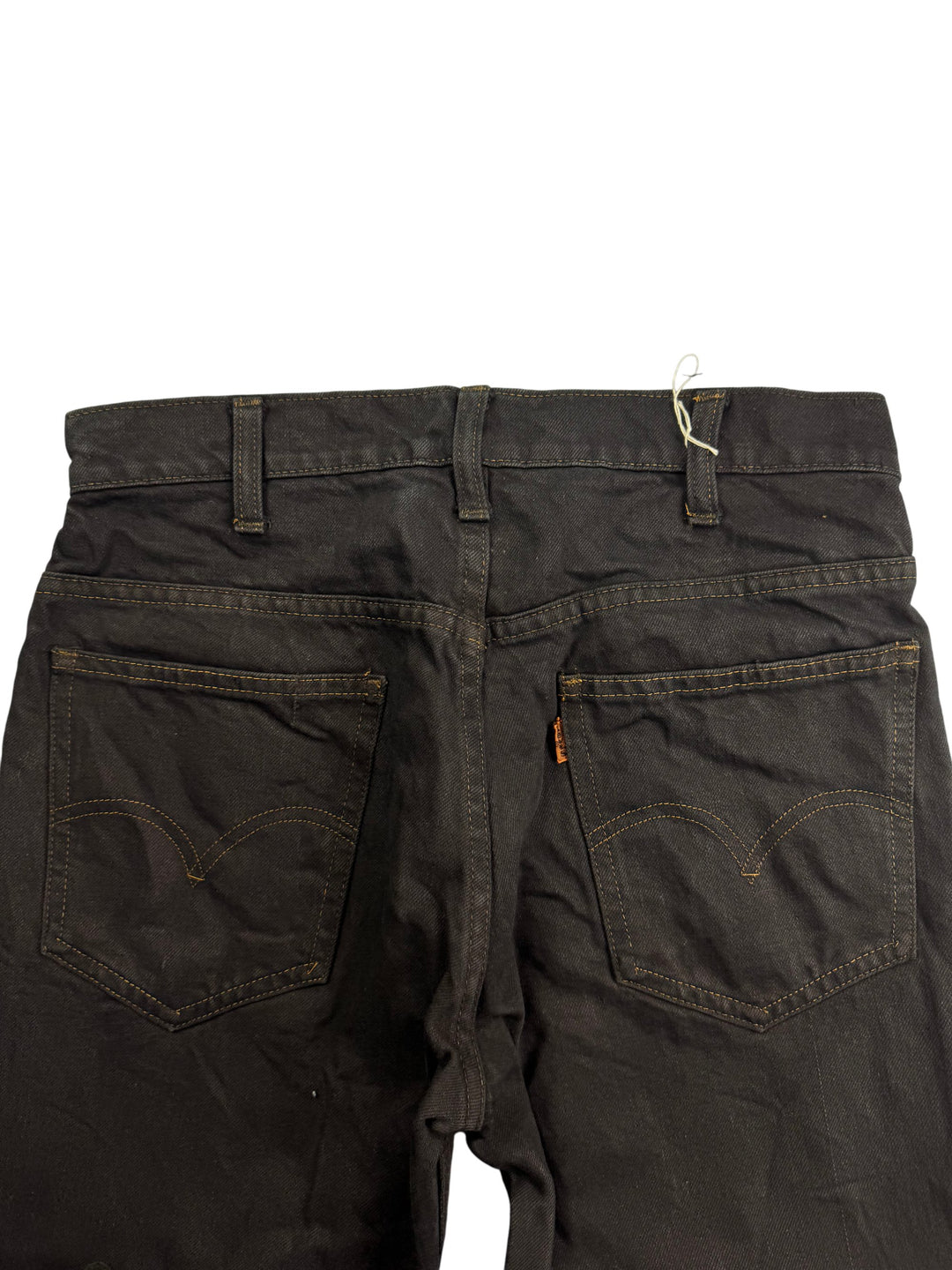 Levi Black Straight Leg Denim Jeans - W29 L31 - Think Vintage