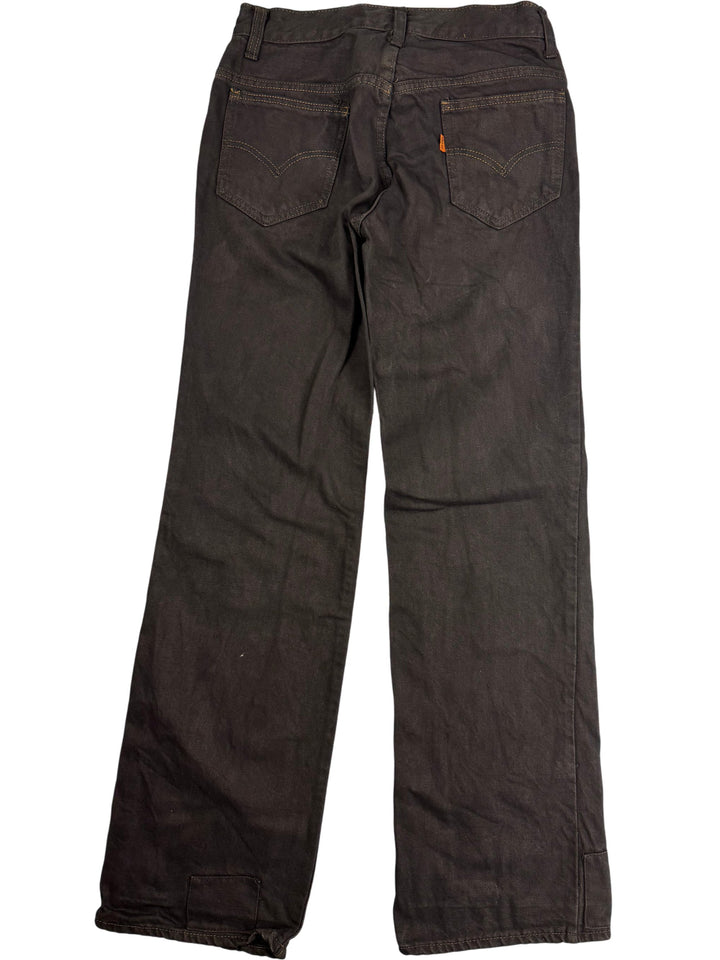 Levi Dark Denim Straight Leg Jeans - W30 L31 - Think Vintage Online Ltd