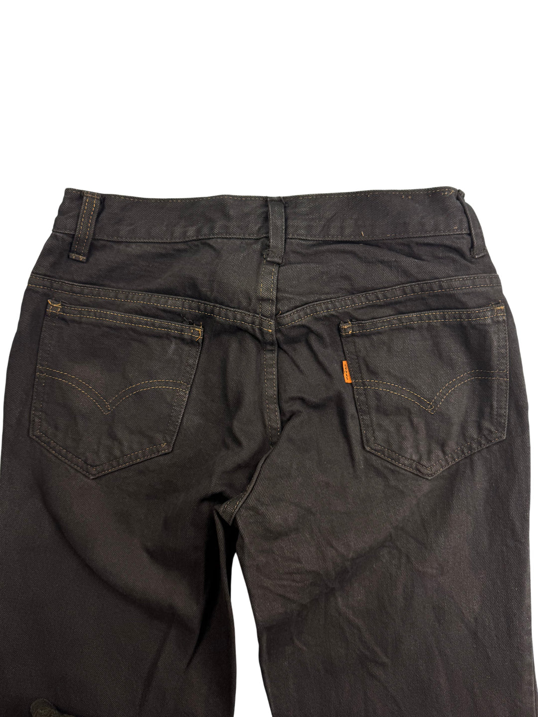 Levi Dark Denim Straight Leg Jeans - W30 L31 - Think Vintage Online Ltd