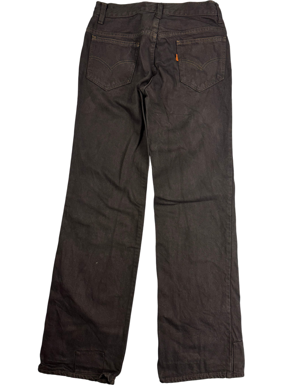 Levi Dark Denim Straight Leg Jeans - W30 L31 - Think Vintage ltd