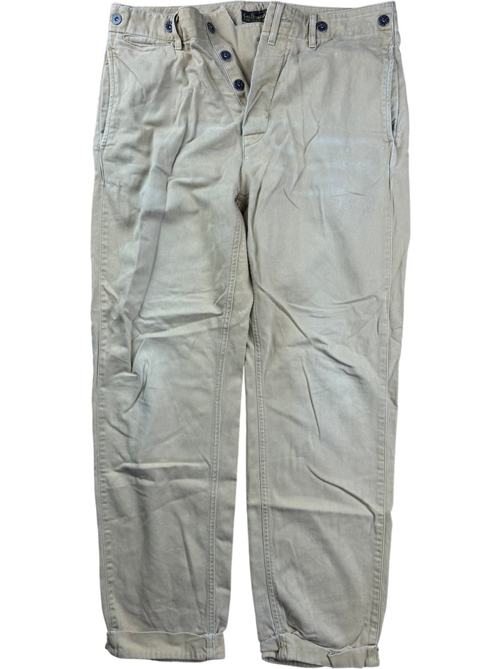 Levi Strauss Beige Chinos - W35 - Think Vintage ltd