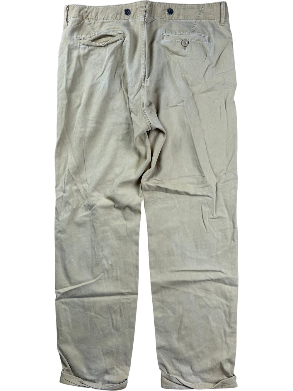 Levi Strauss Beige Chinos - W35 - Think Vintage ltd