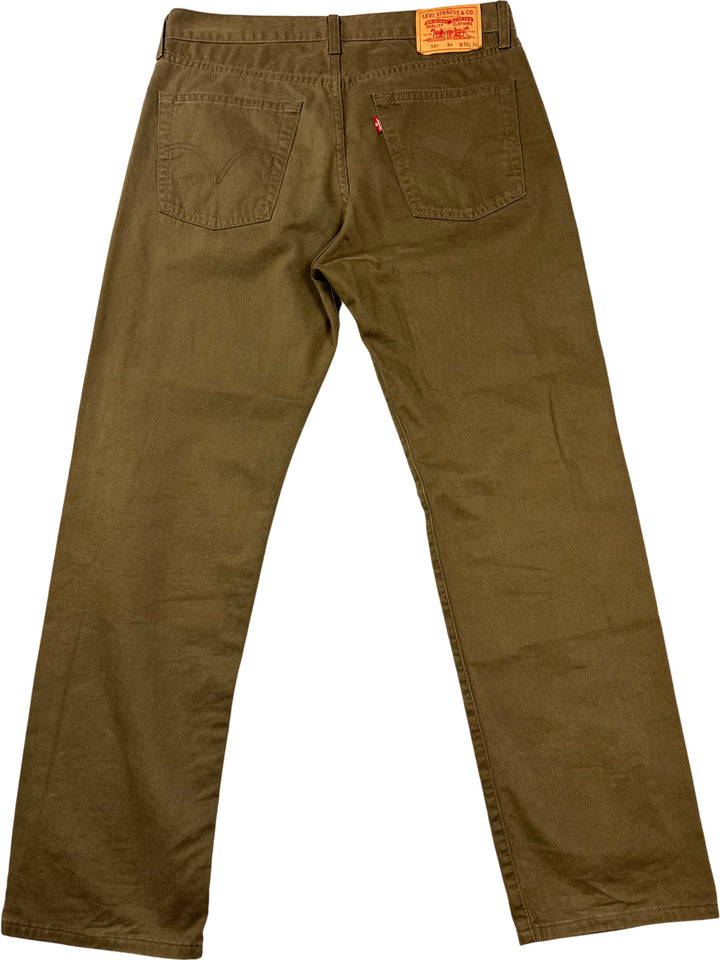 Levi Strauss Brown Chino Pants - W36 L32 - Think Vintage