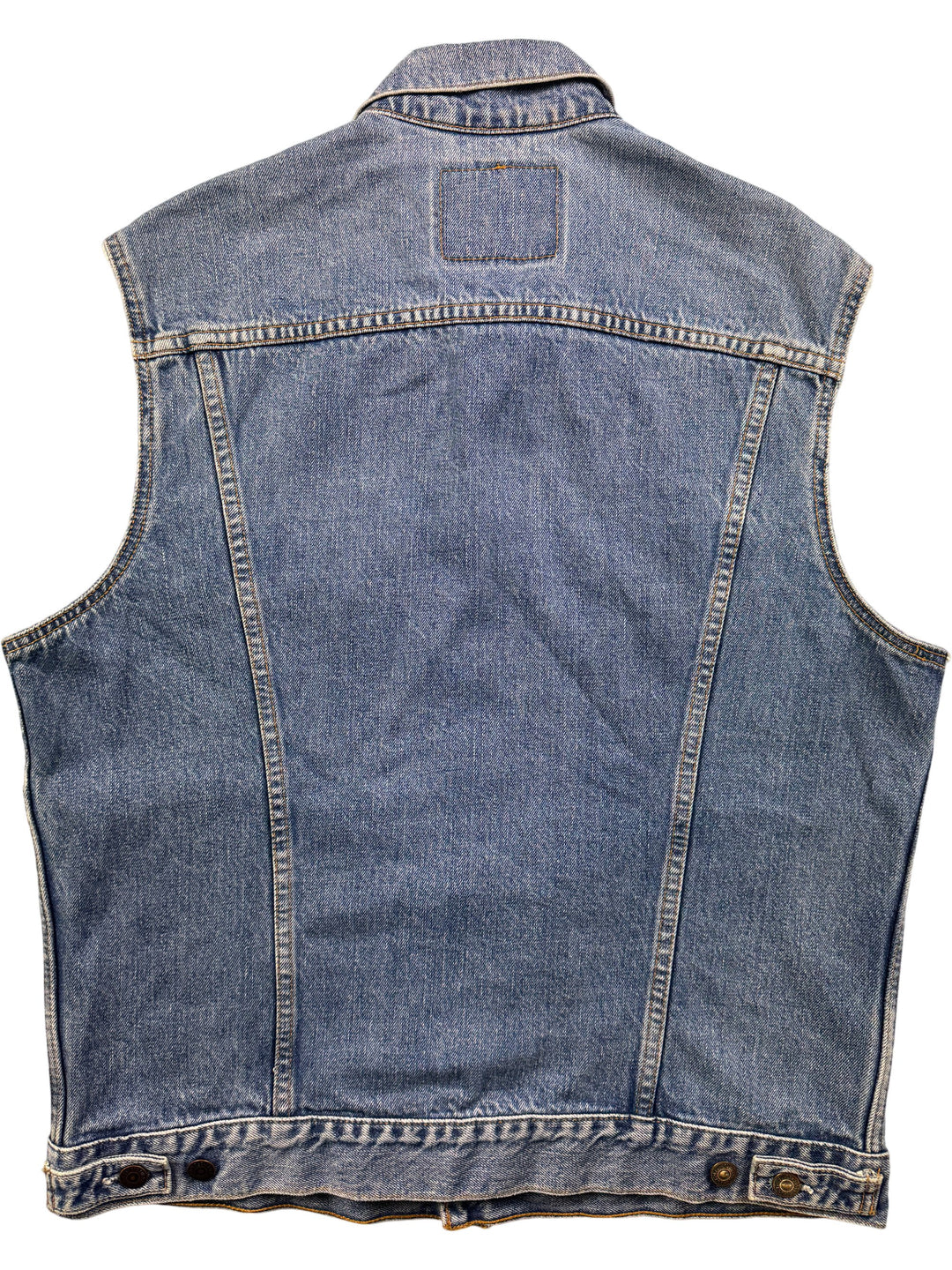 Levi Strauss Denim Vest - L - Think Vintage