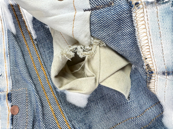 Levi Strauss Selvedge Big E 501XX Denim Jeans - W34 - Think Vintage ltd