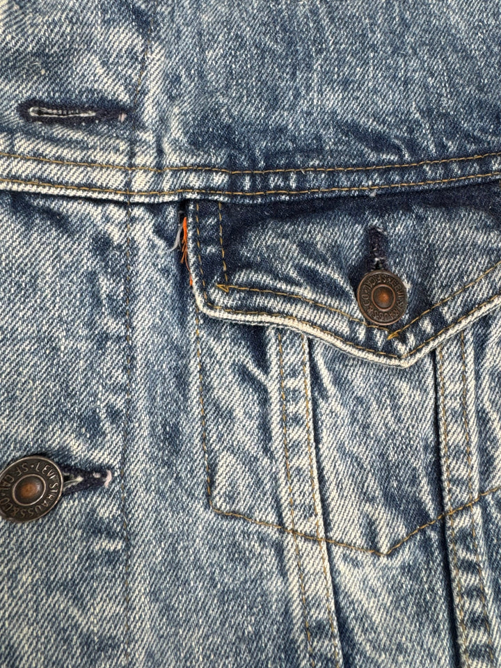Levi Strauss Stone Wash Denim Jacket - S - Think Vintage
