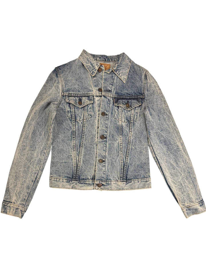 Levi Strauss Stone Wash Denim Jacket - S - Think Vintage ltd