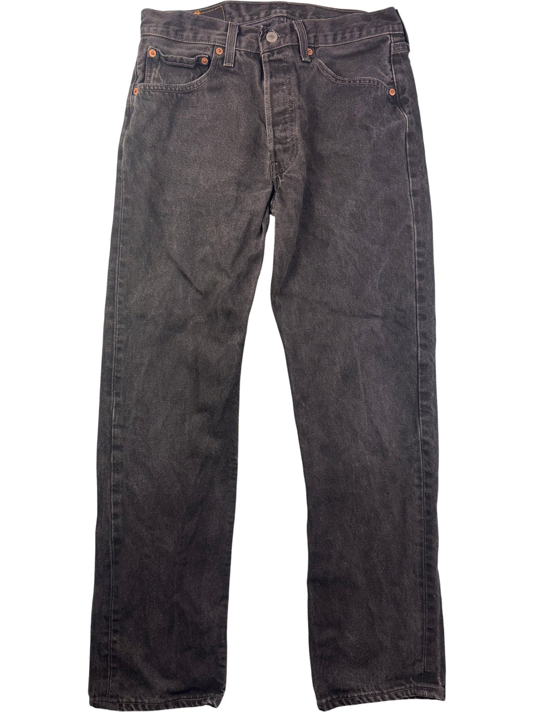 Levi's 501 Black Denim Jeans - W29 - Think Vintage ltd