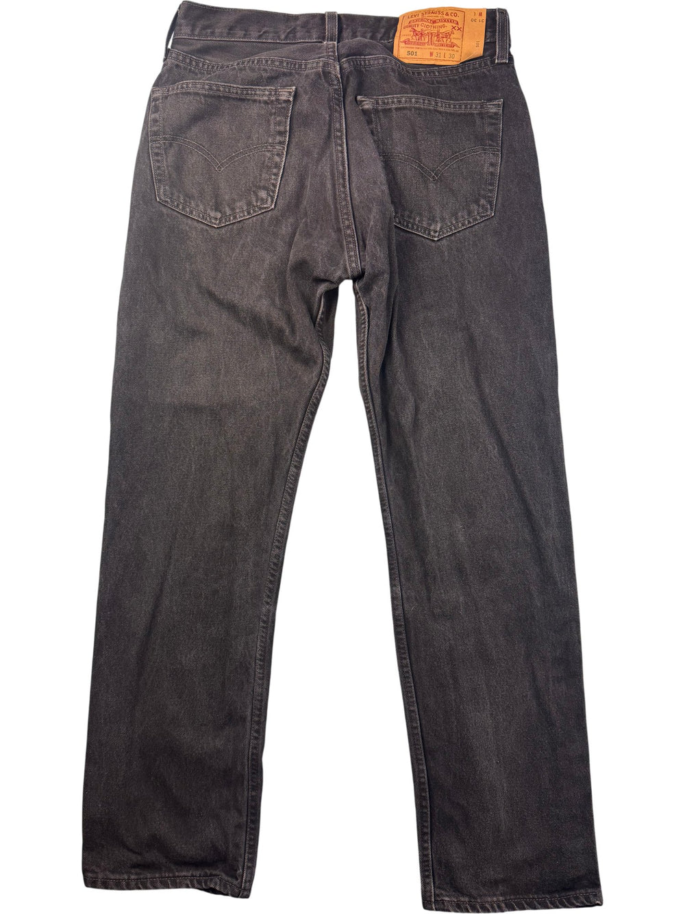 Levi's 501 Black Denim Jeans - W29 - Think Vintage ltd