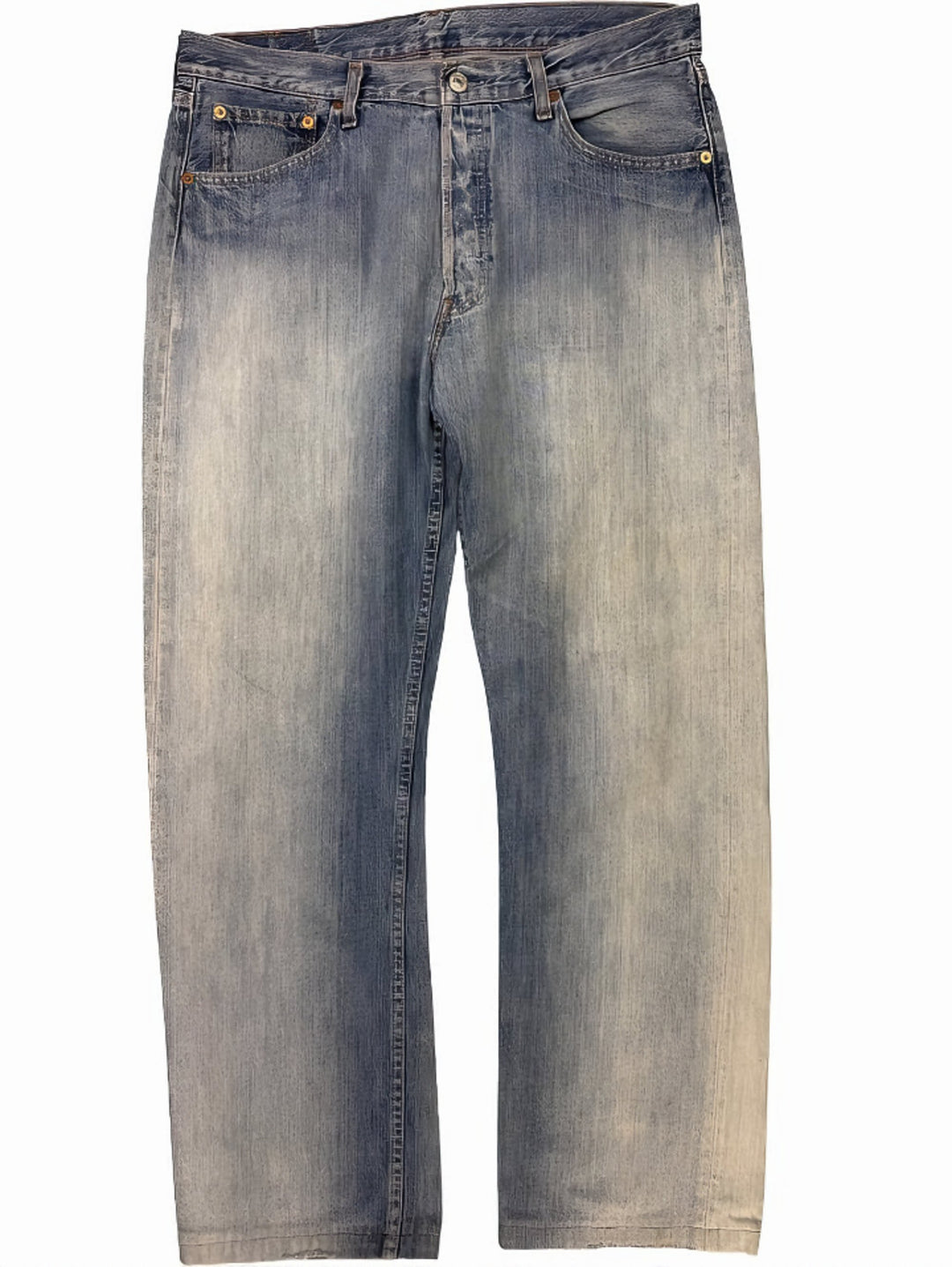 Levi's 501 Light Wash Denim Jeans - W36 L30 - Think Vintage