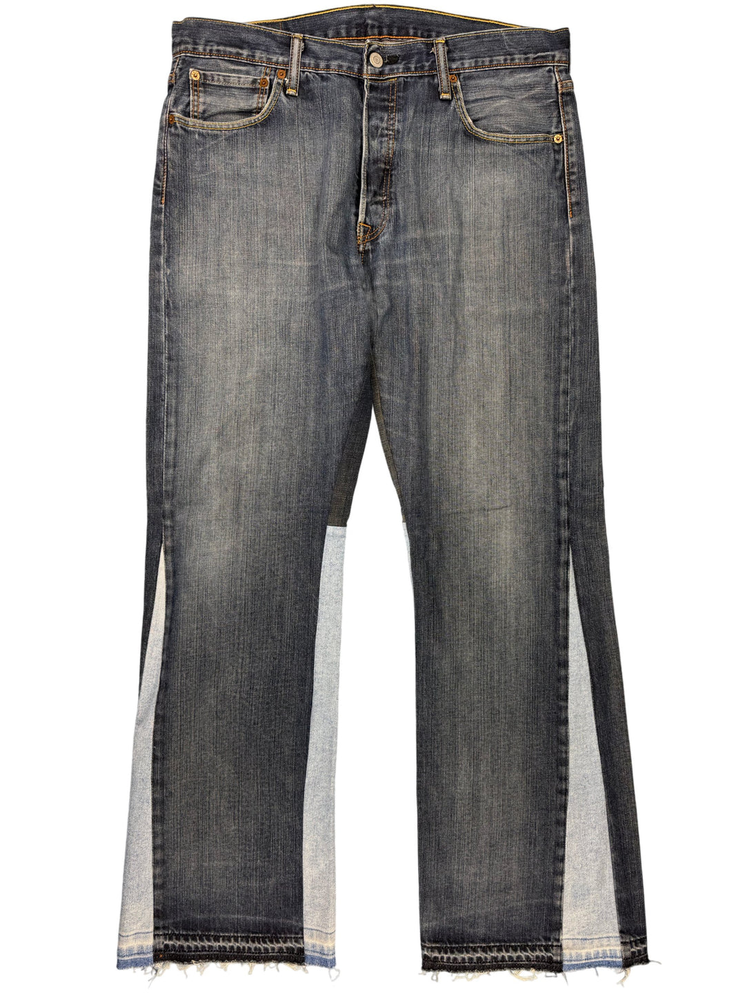Levi's 501 Reworked Denim Jeans - W34 L32 - Think Vintage