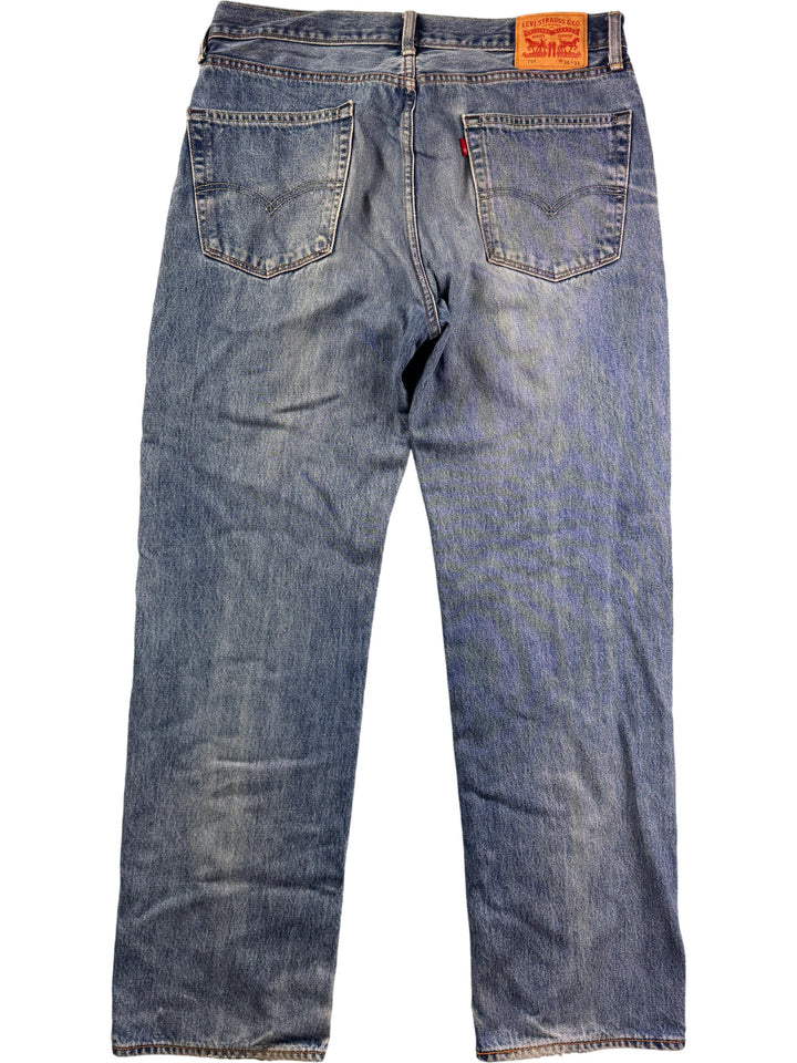 Levi's 505 Regular Fit Denim Jeans - W34 L32 - Think Vintage