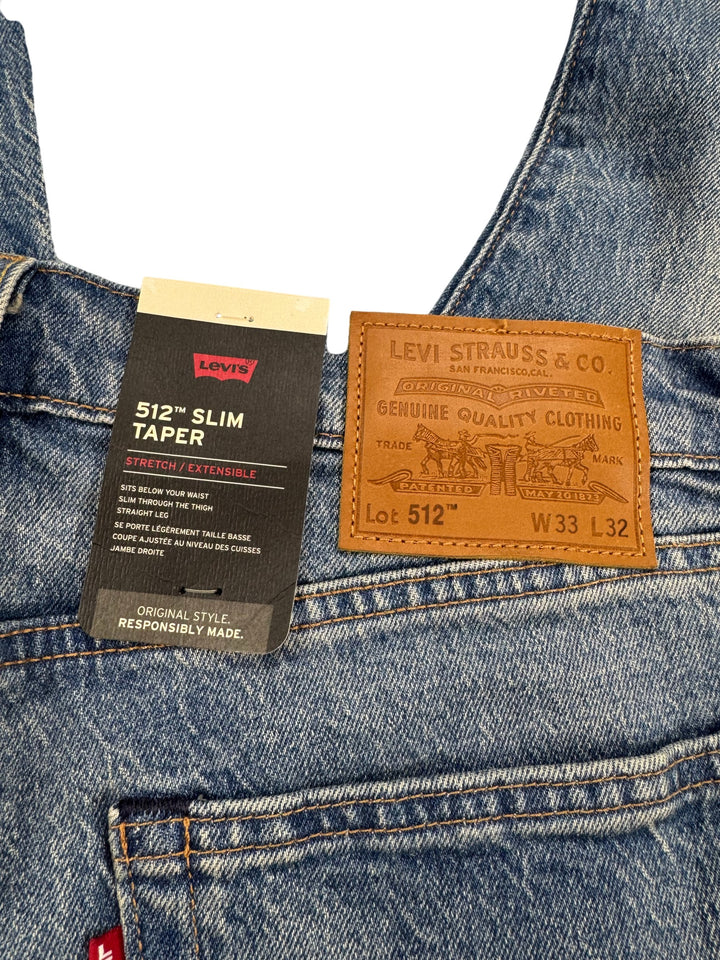 Levi's 512 Slim Taper Jeans - W34 L32 - Think Vintage