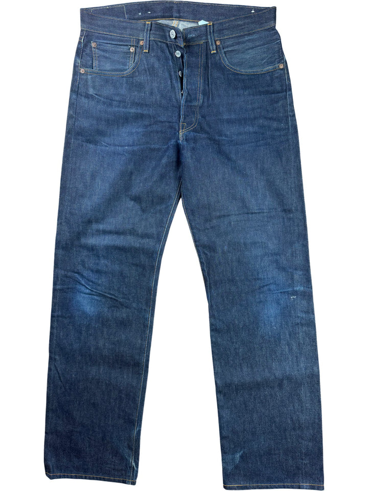 Levi's Big E 501XX Dark Wash Denim Jeans - W33 - Think Vintage ltd