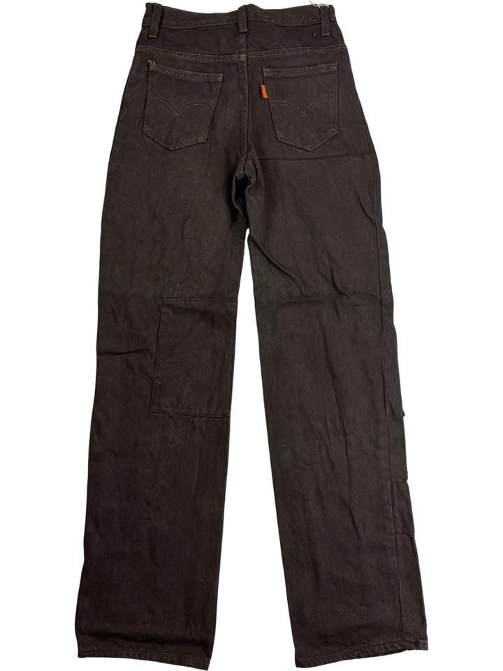 Levi's Black Denim Jeans - W26 L30 - Think Vintage