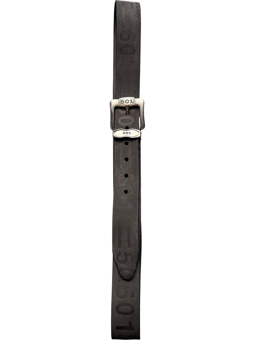 Levi's Black Leather Belt with 501 Design - W40-46