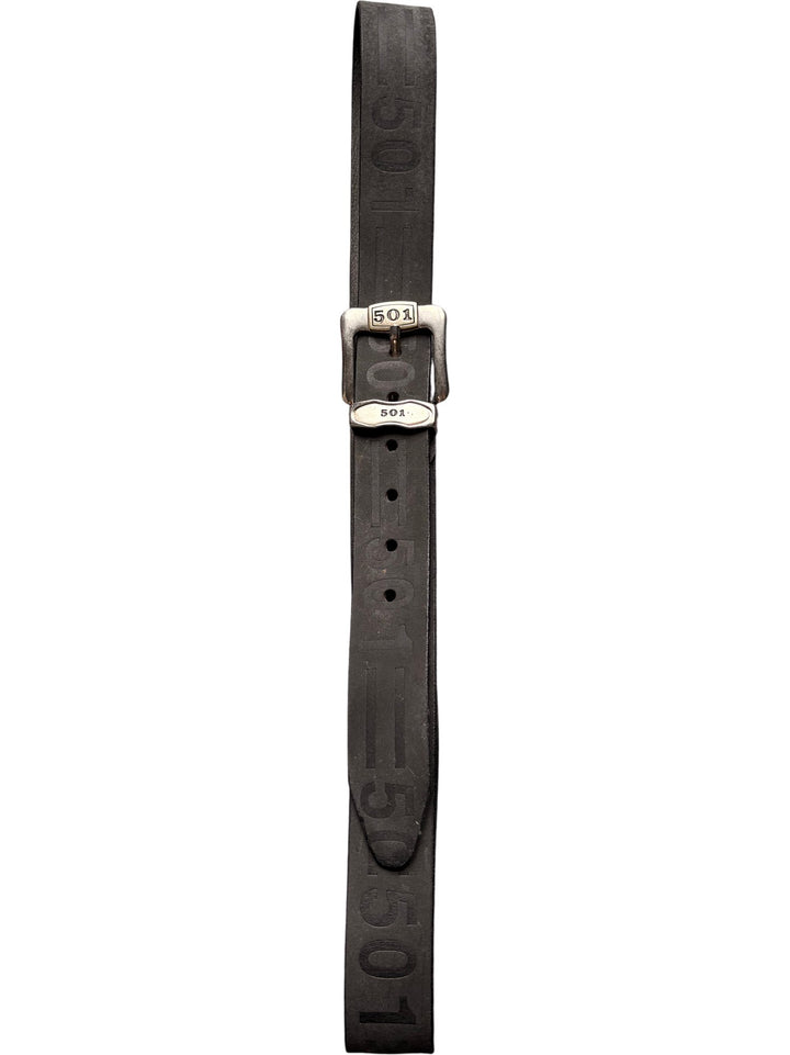 Levi's Black Leather Belt with 501 Design - W40-46