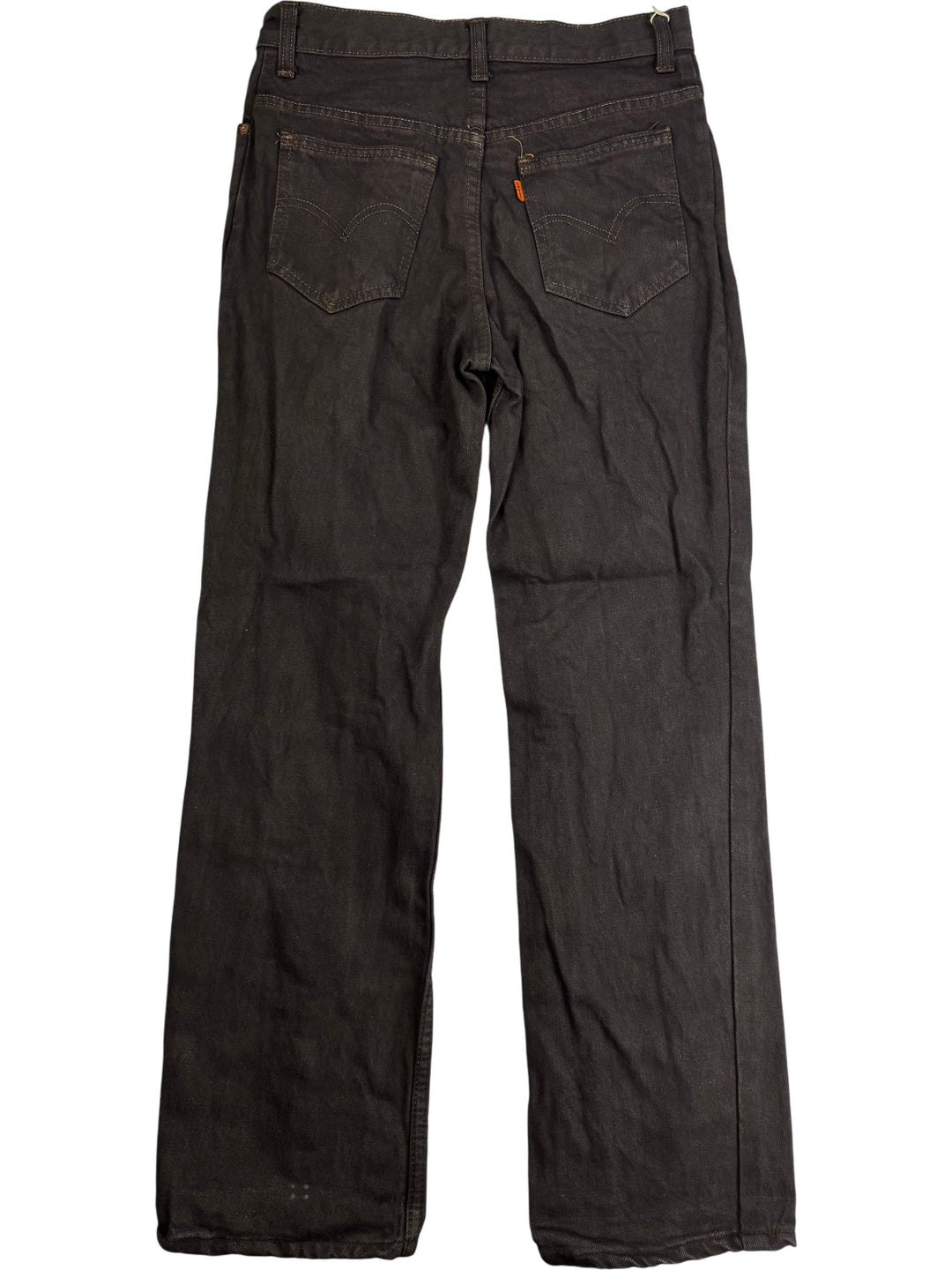 Levi's Black Straight Leg Denim Jeans - W29 L28 - Think Vintage ltd