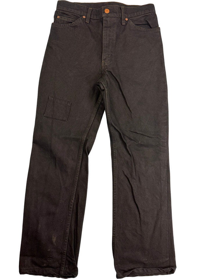 Levi's Black Workwear Jeans - W28 L27 - Think Vintage Online Ltd