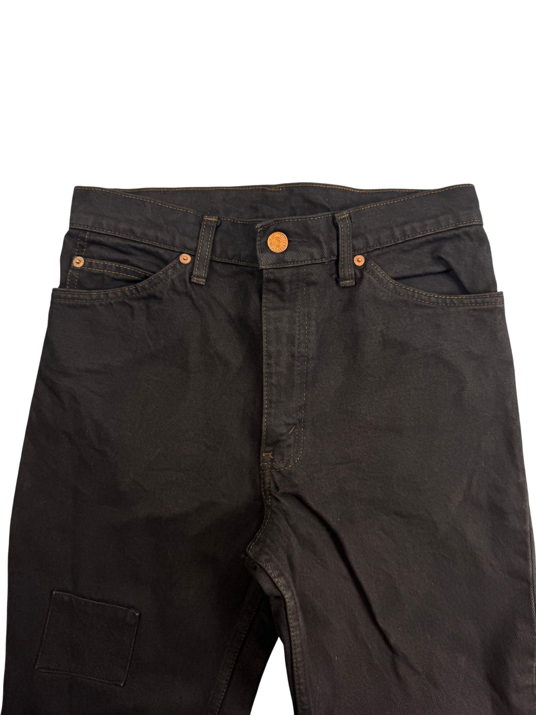 Levi's Black Workwear Jeans - W28 L27 - Think Vintage Online Ltd