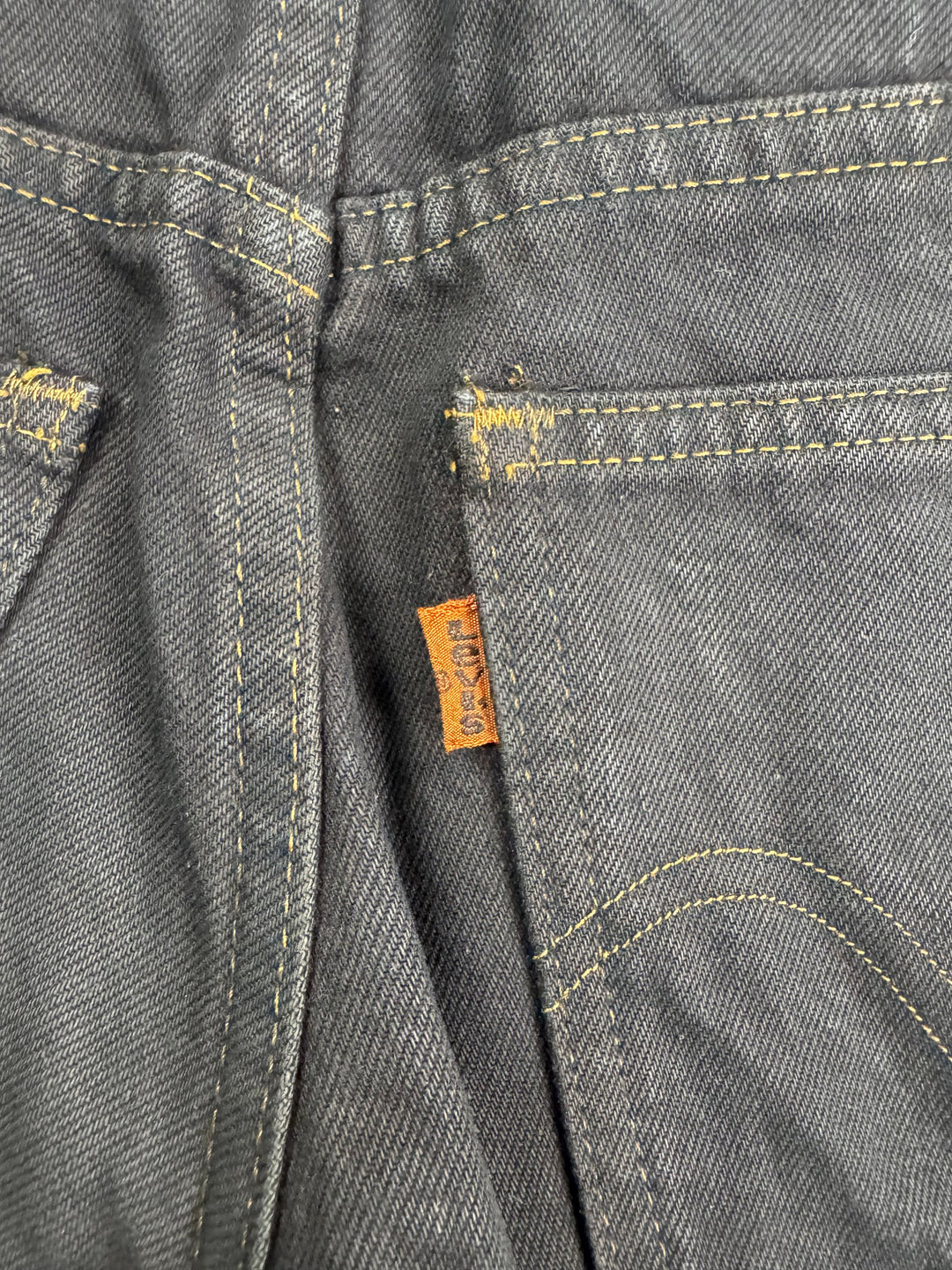 Levi's Black Workwear Jeans - W28 L27 - Think Vintage Online Ltd