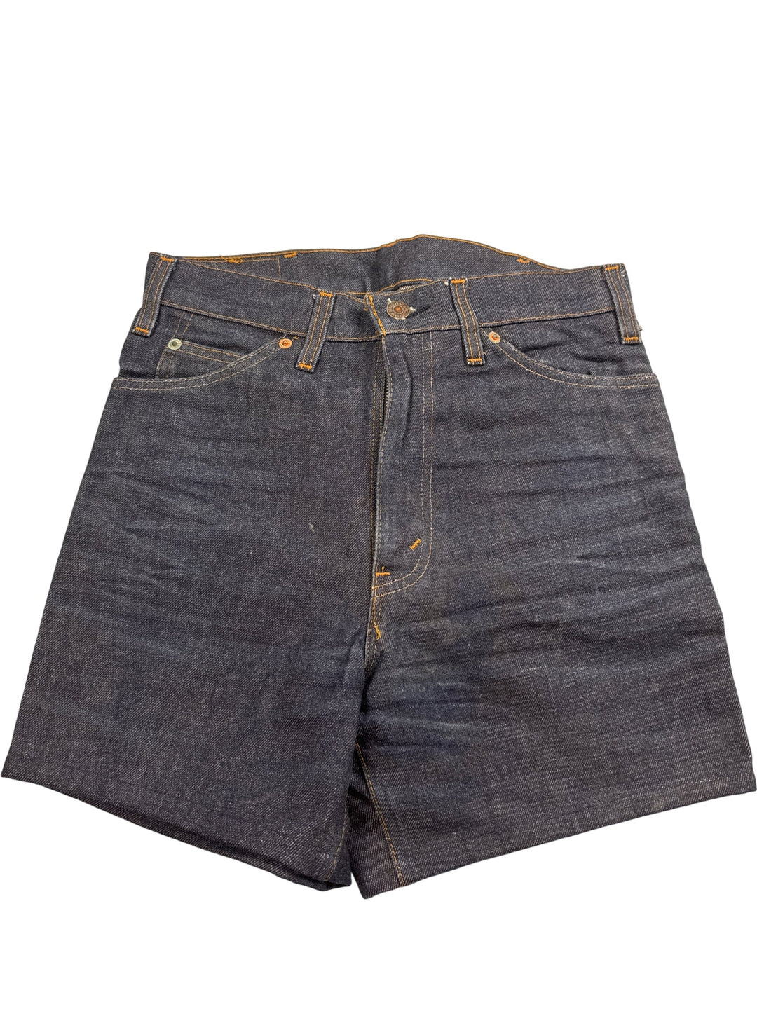 Levi's Dark Wash Denim Shorts - S - Think Vintage Online Ltd