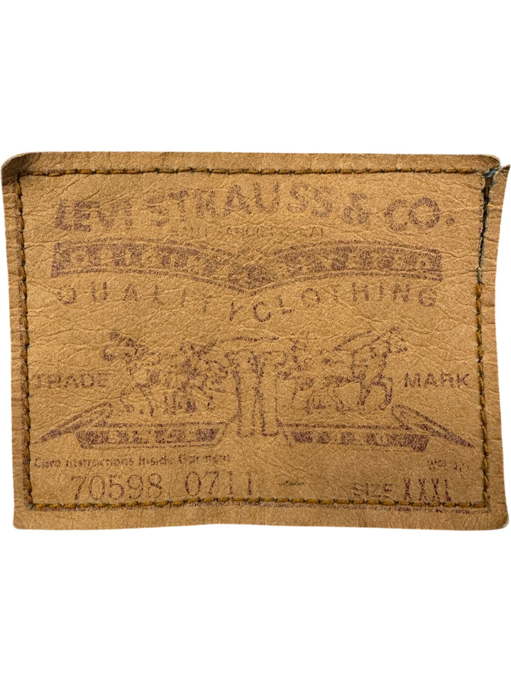 Levi's Denim Trucker Jacket - XL - Think Vintage ltd