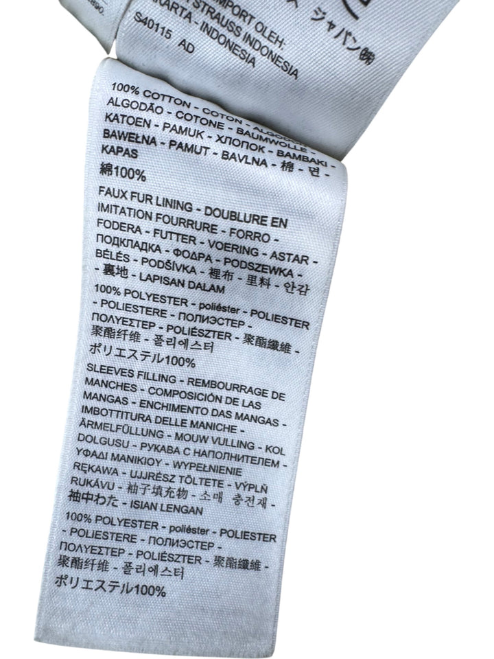 Levi's Faux Fur Lined Denim Trucker Jacket - XXL - Think Vintage ltd