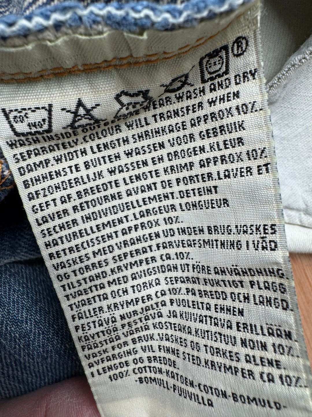 Levi's Limited Selvedge Edition Denim Jeans - W34 - Think Vintage ltd