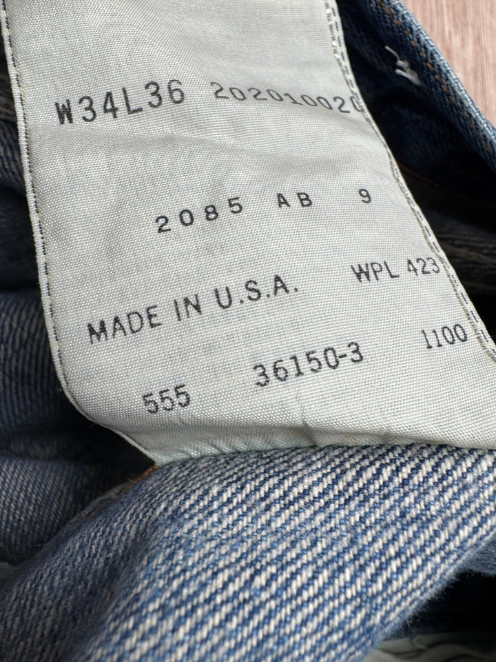Levi's Limited Selvedge Edition Denim Jeans - W34 - Think Vintage ltd