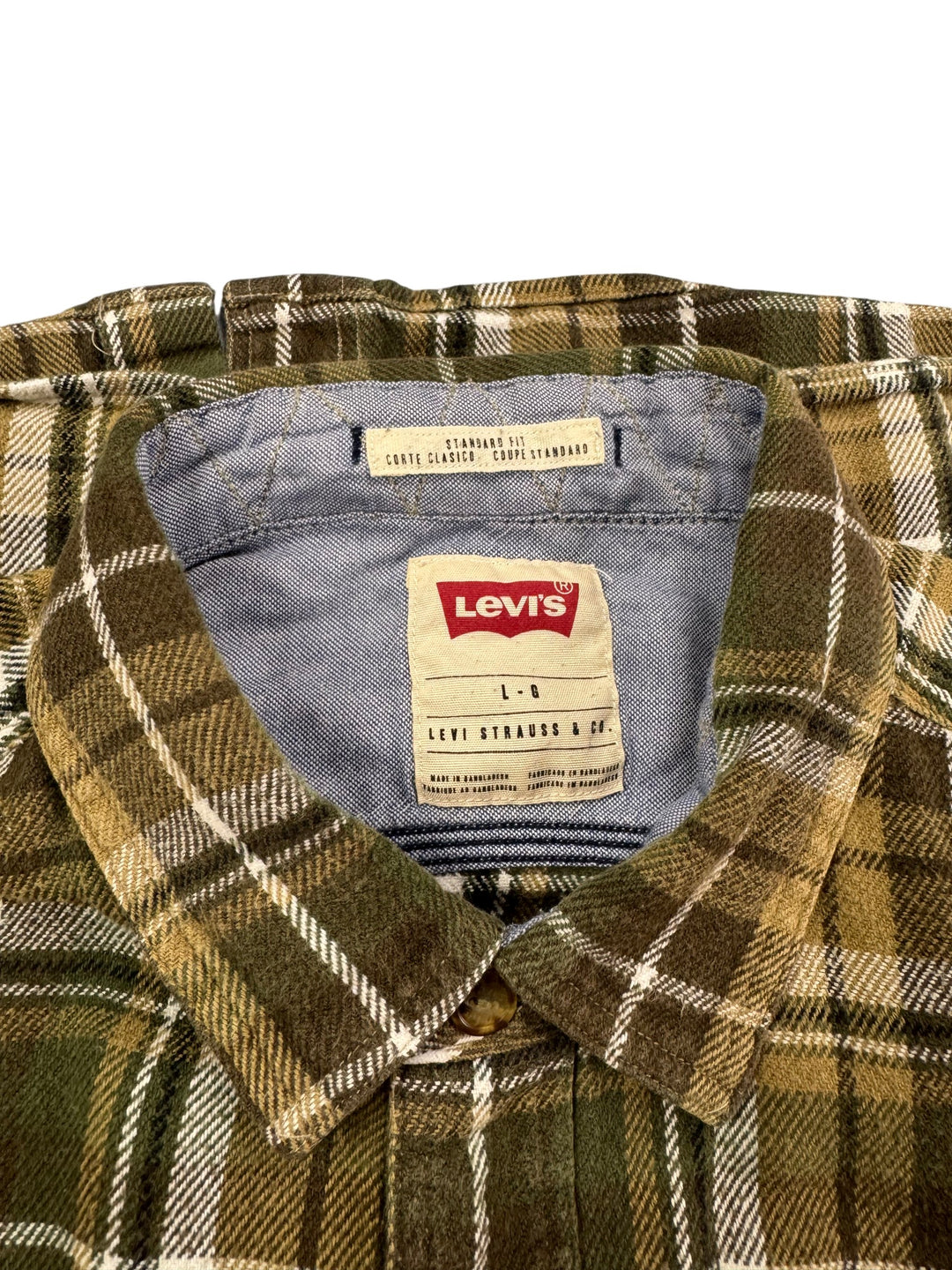 Levi's Plaid Long Sleeve Shirt - XL - Think Vintage
