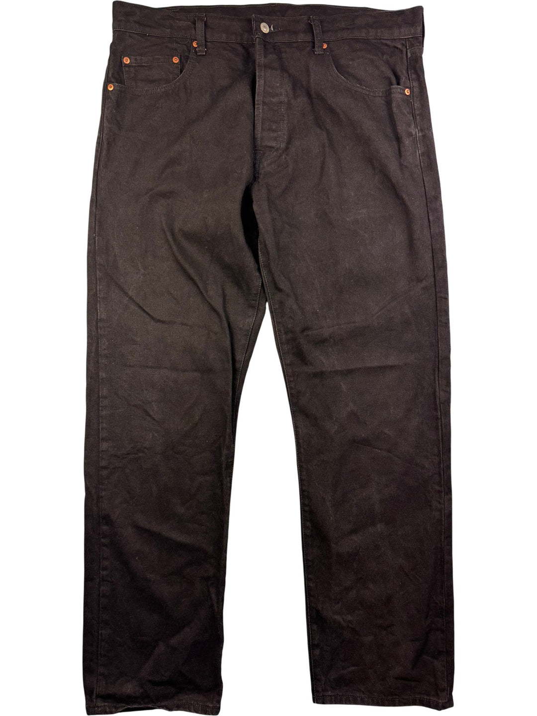 Levi's Premium Black Denim Jeans - W39 - Think Vintage ltd