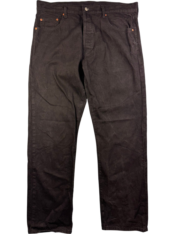 Levi's Premium Black Denim Jeans - W39 - Think Vintage ltd